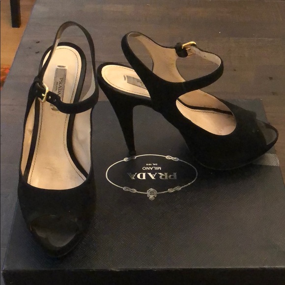 Prada Shoes - Prada platform heel